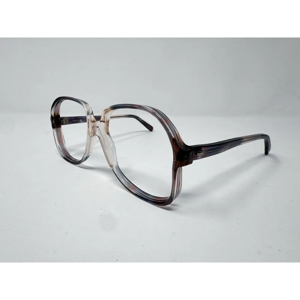 Vintage UNIVIS Metro Eyeglass Frames BLU Pink Blue Fade 48-12-140